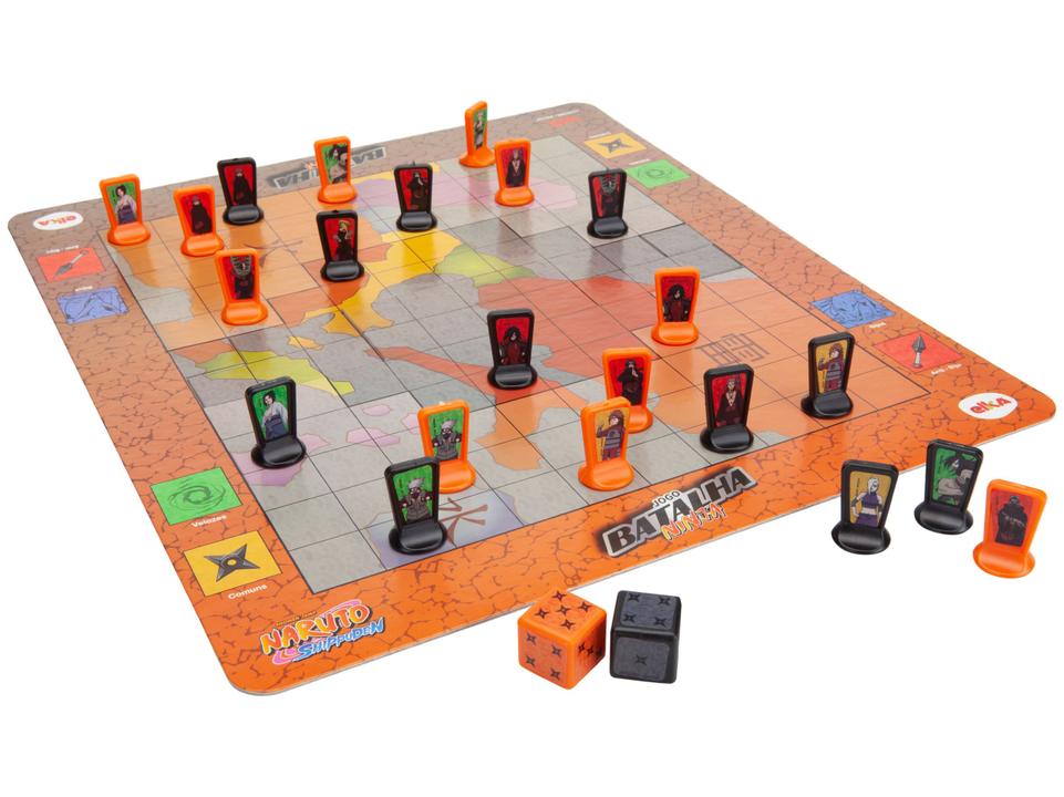 Jogo Batalha Ninja Naruto Shippuden de Tabuleiro - 1