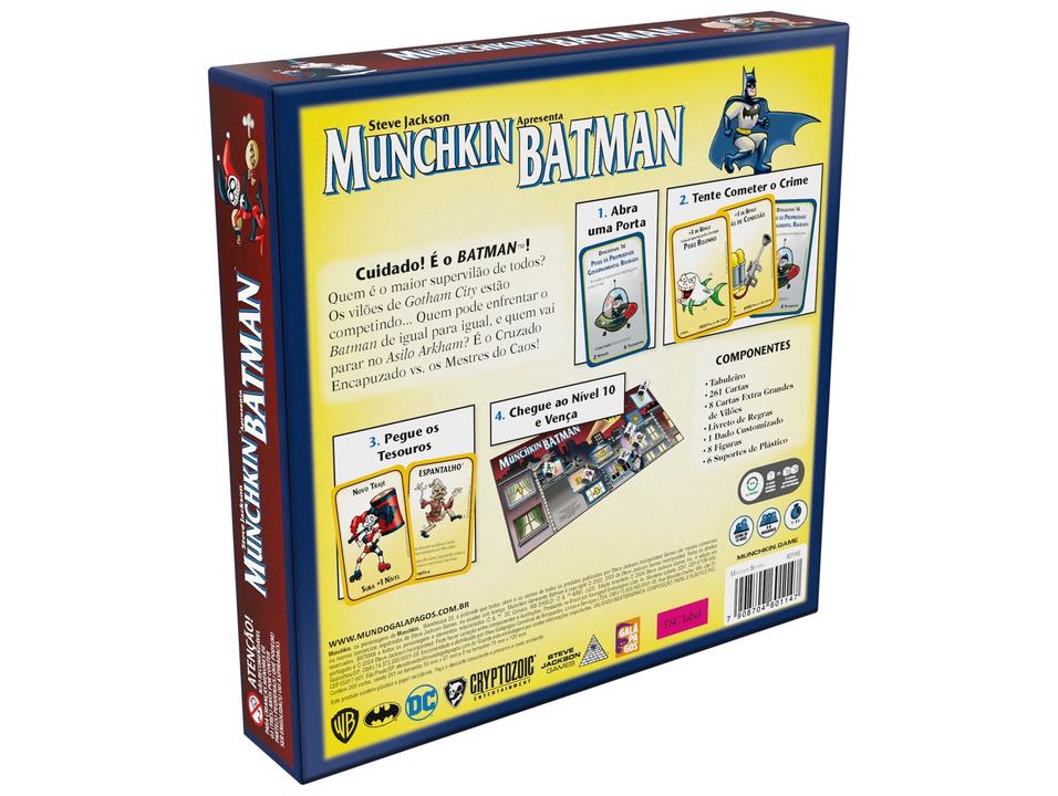 Jogo Batman Munchkin Galápagos 286 Peças - 2