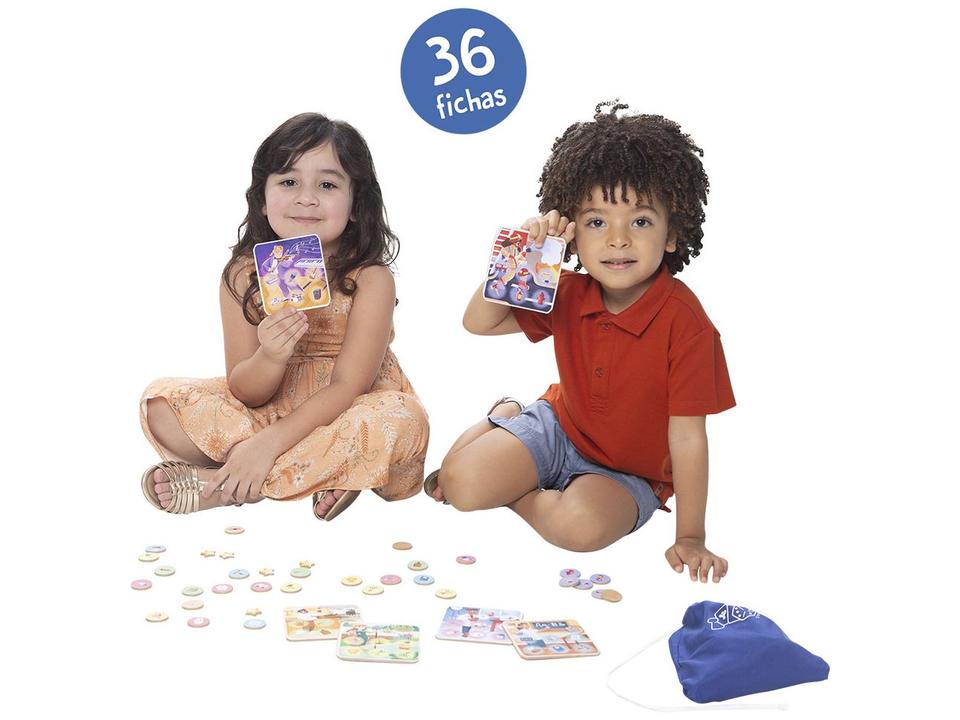 Jogo Bingo das Profissões Madera Toyster - 1