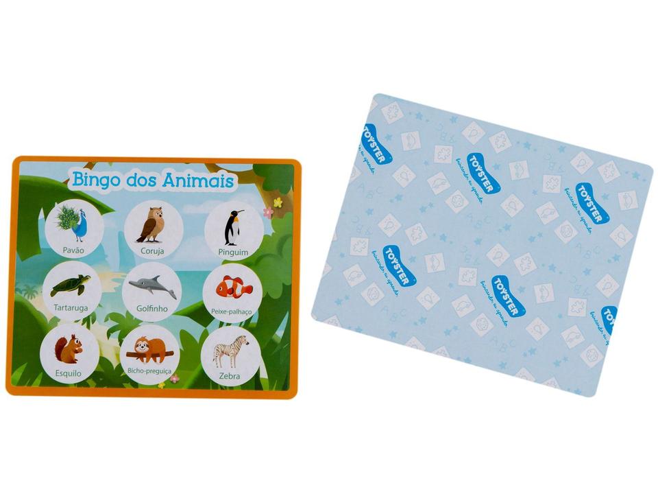 Jogo Bingo dos Animais Tabuleiro - 2