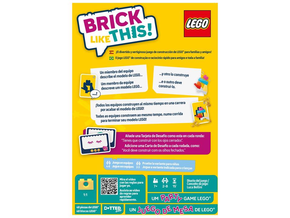 Jogo Brick Like This! LEGO Tabuleiro Galápagos - 8