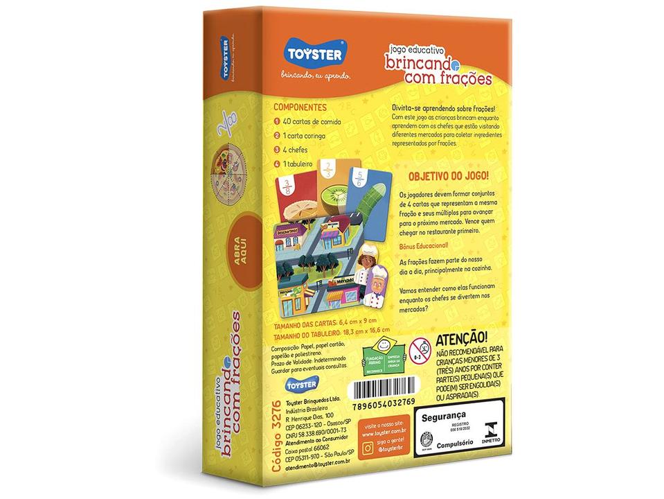 Jogo Brincando com Frações Toyster - 2
