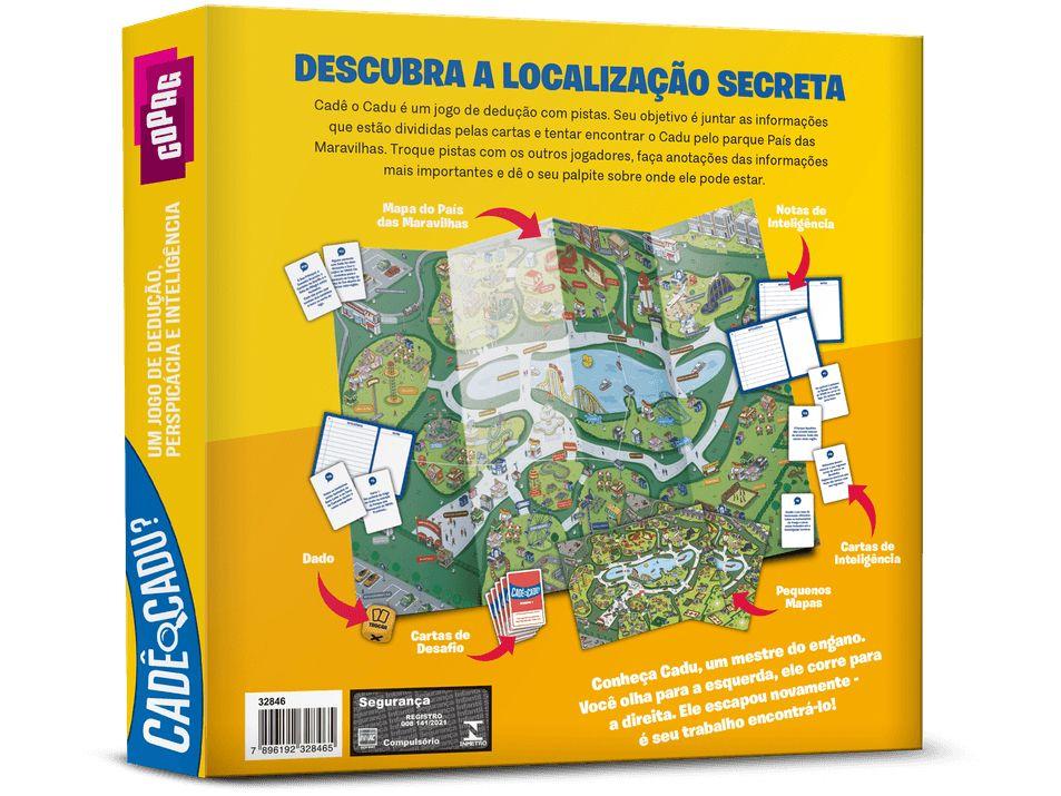 Jogo Cadê o Cadu Tabuleiro Copag - 5