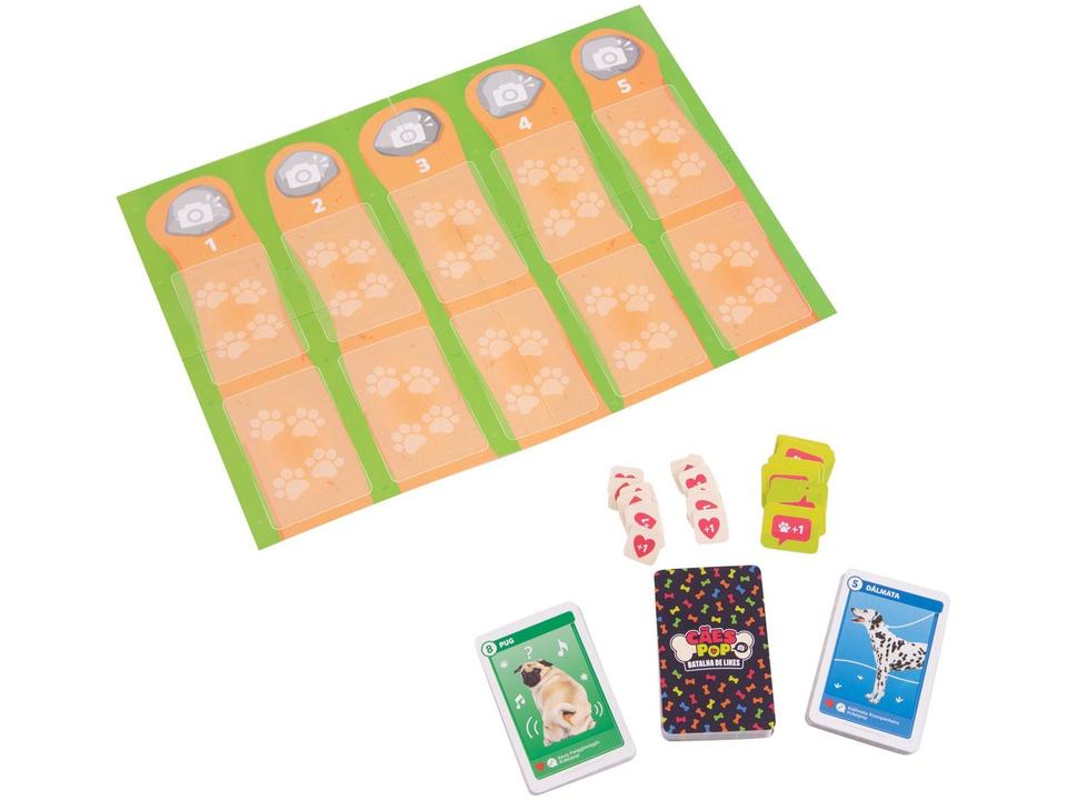 Jogo Cães Pop Batalha de Likes Tabuleiro - 1