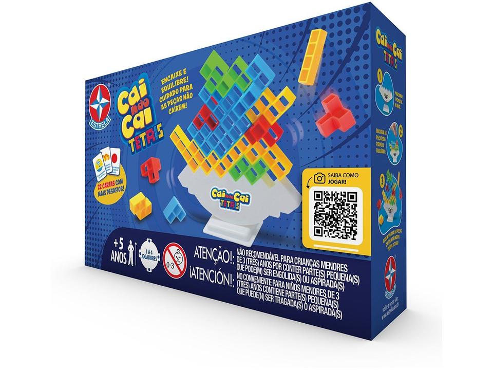 Jogo Cai Não Cai Tetris Brinquedos Estrela - 2