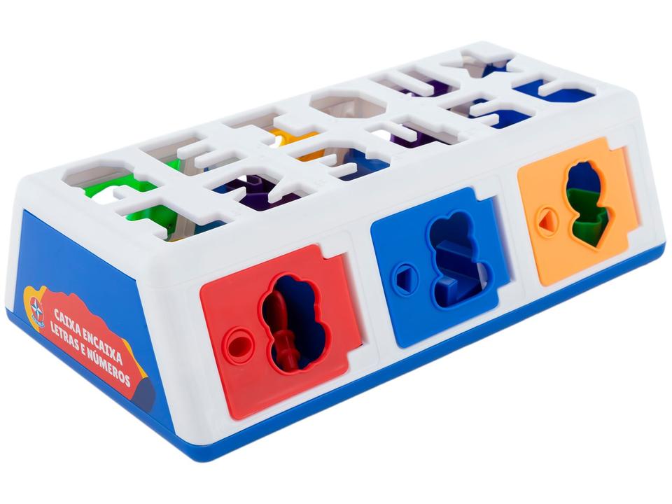 Jogo Caixa Encaixa Letras e Números Baby - 3