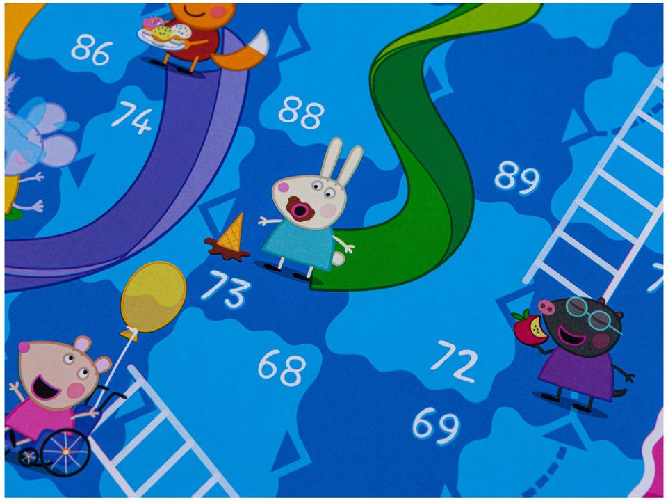 Jogo Chutes and Ladders Peppa Pig Tabuleiro - 6