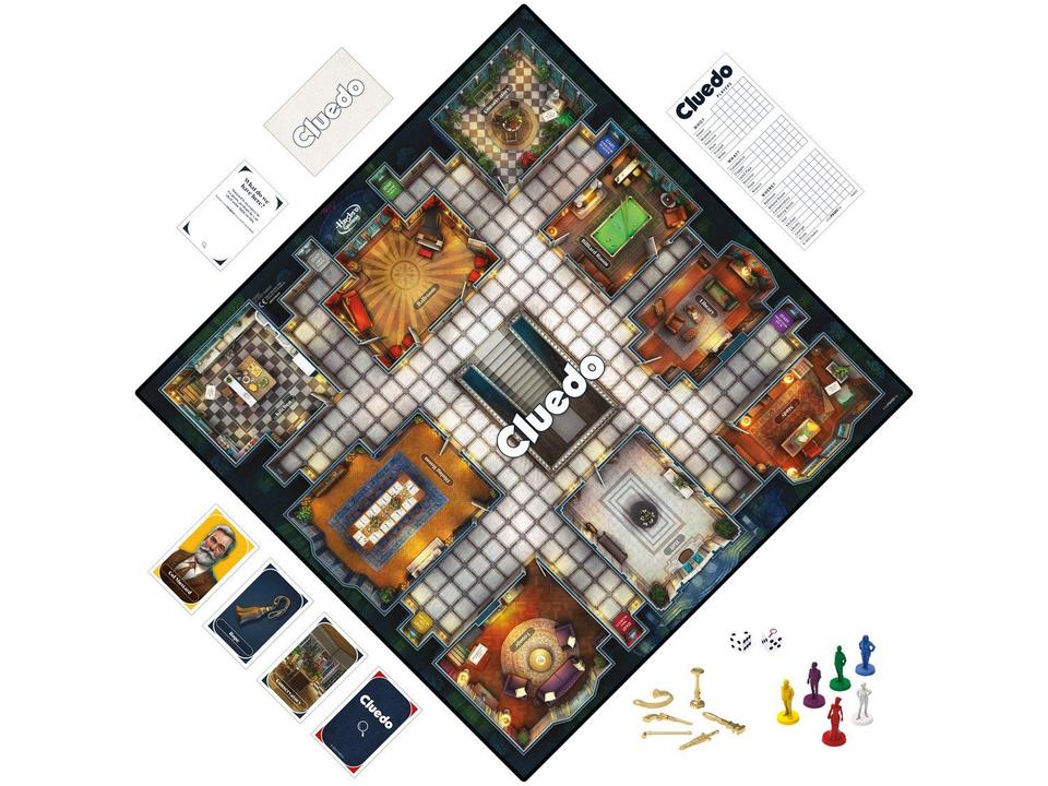 Jogo Cluedo Tabuleiro Hasbro - 2