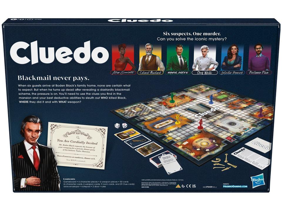 Jogo Cluedo Tabuleiro Hasbro - 7