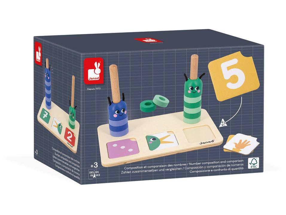 Jogo Composição e Comparação de Números Janod - 18
