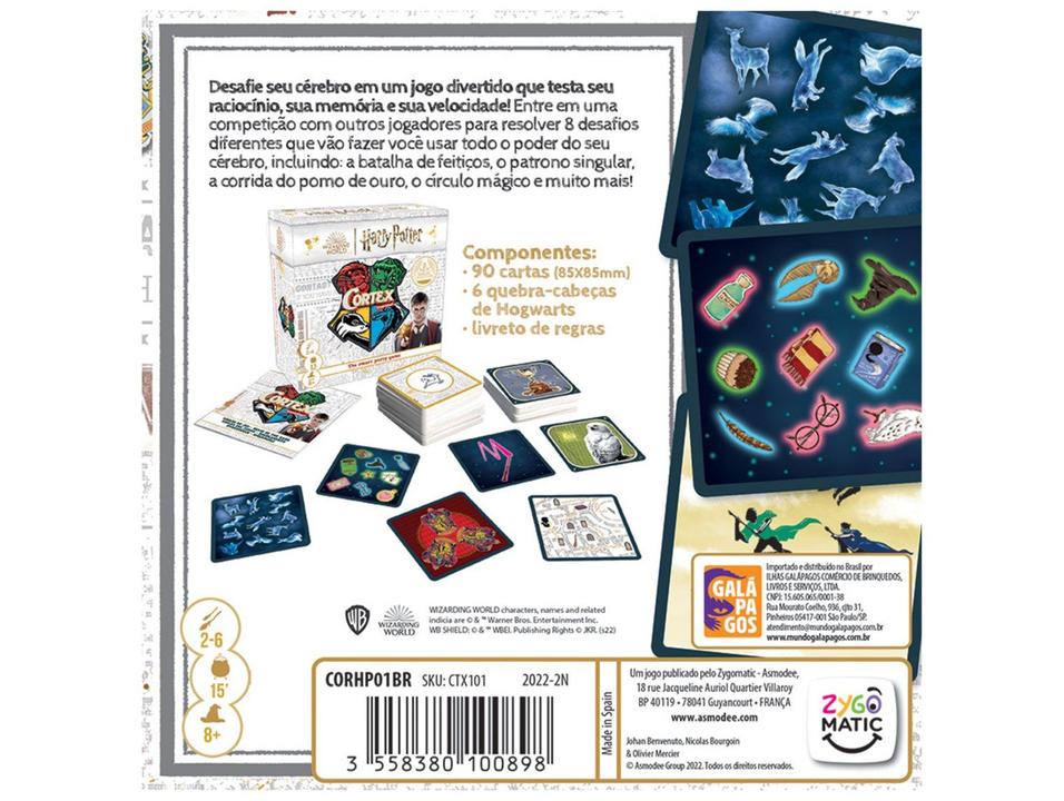 Jogo Cortex Challenge Harry Potter Galápagos - 2