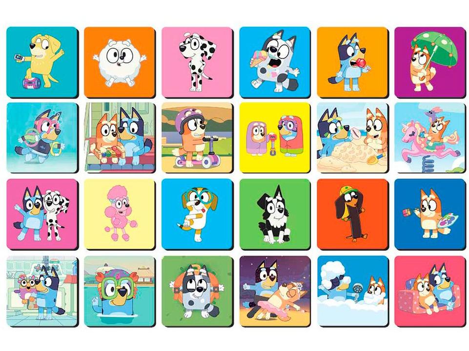 Jogo da Memória Bluey Elka 48 Cartas - 1