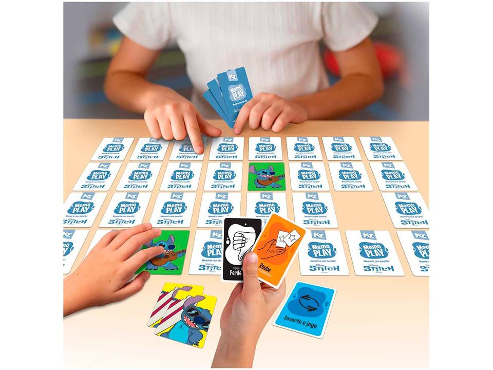 Jogo da Memória Memo Play Disney Stitch Elka - 1