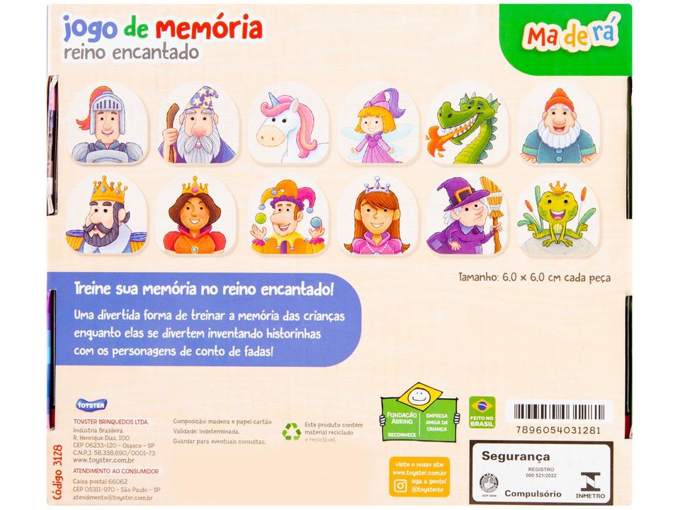 Jogo da Memória Reino Encantado Maderá - 7