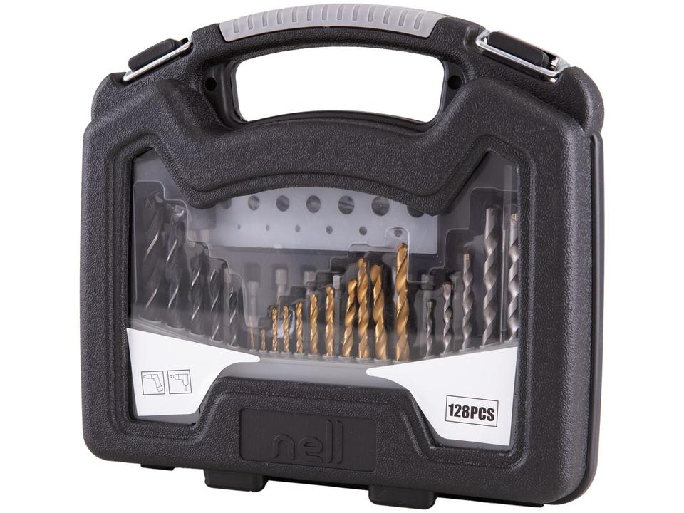 Jogo de Brocas Nell 128 Peças XWT0129A com Maleta - 3