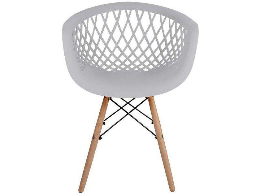 Jogo de Cadeiras de Polipropileno e Madeira - 2