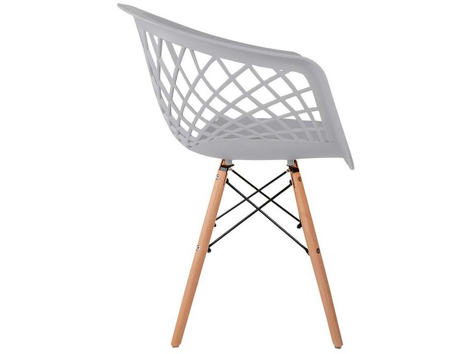 Jogo de Cadeiras de Polipropileno e Madeira - 3