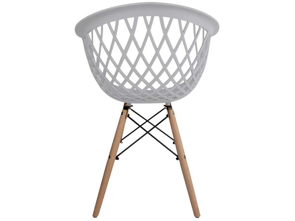 Jogo de Cadeiras de Polipropileno e Madeira - 4