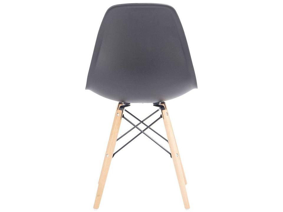 Jogo de Cadeiras Pé Palito Assento Preto EAM-PR1 - 4