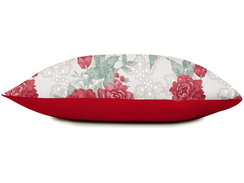 Jogo de Cama Casal Atlântica Delicata Vermelho 3 Peças - 1