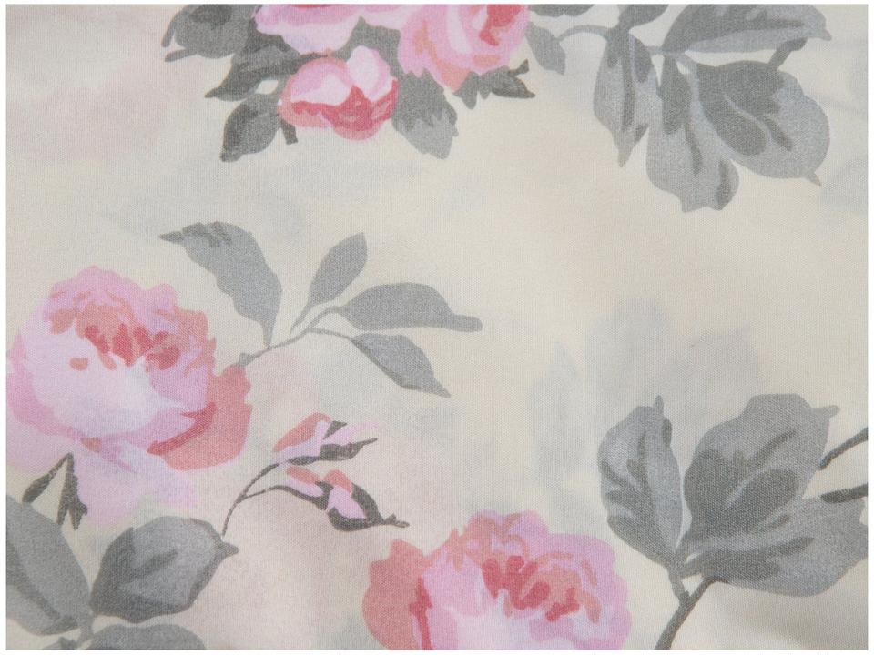 Jogo de Cama Casal Hypercal Athenas Marcelino Têxtil 400 Fios Paris Creme e Rosa 4 Peças - 2
