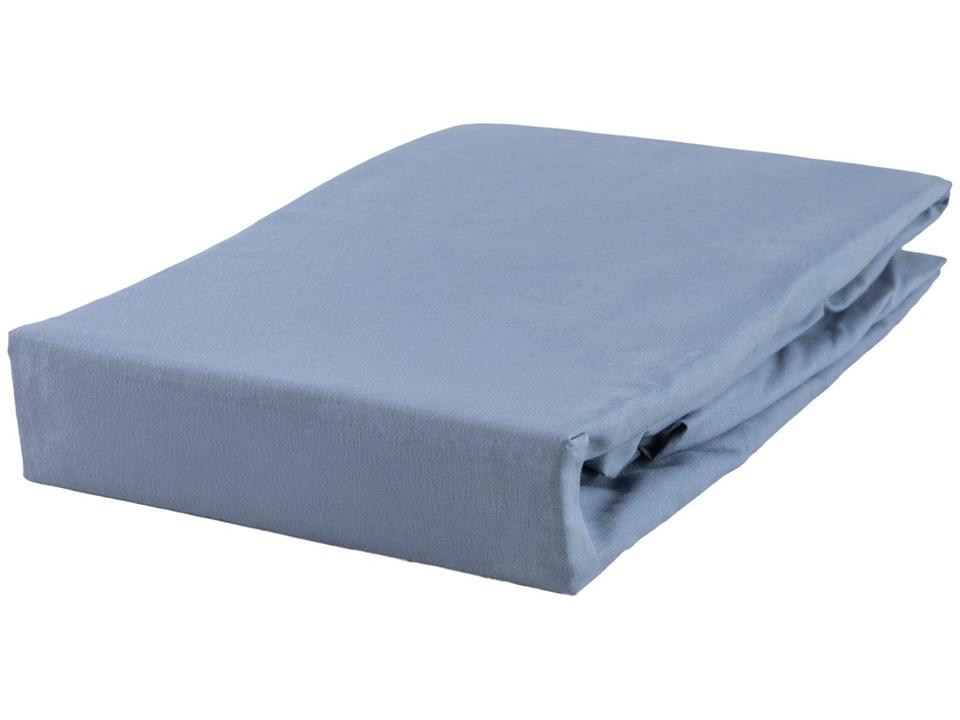 Jogo de Cama Solteiro 100% Algodão Buddemeyer 180 Fios Basic Percalle Azul 3 Peças - 3