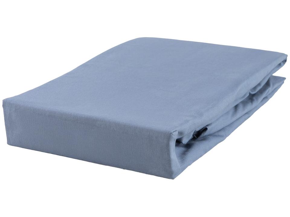 Jogo de Cama Solteiro 100% Algodão Buddemeyer 180 Fios Basic Percalle Azul 3 Peças - 3