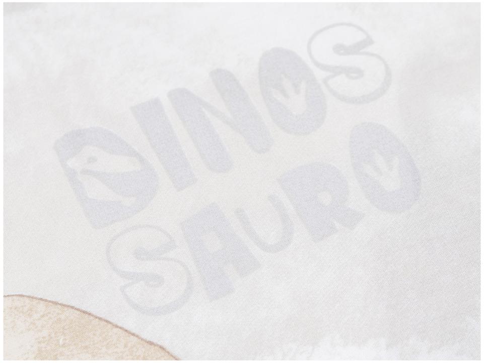 Jogo de Cama Solteiro 100% Algodão Karsten 200 Fios Bege e Cinza 3 Peças - 5