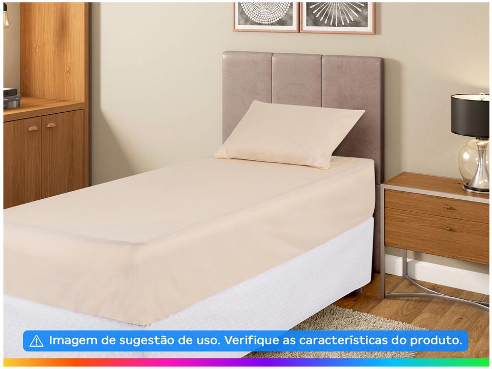 Jogo de Cama Queen Poliéster Marcelino Têxtil 400 Fios Hypercal Branco 3 Peças - 2