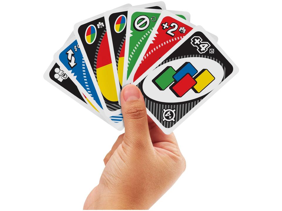 Jogo de cartas UNO Flex com ações personalizáveis Mattel - 2