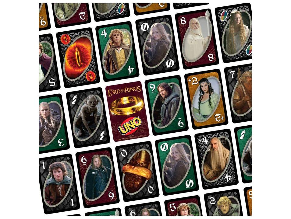 Jogo de cartas UNO O Senhor dos Anéis Mattel - 5