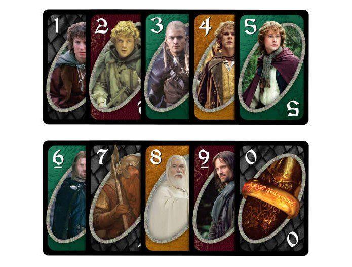 Jogo de cartas UNO O Senhor dos Anéis Mattel - 4