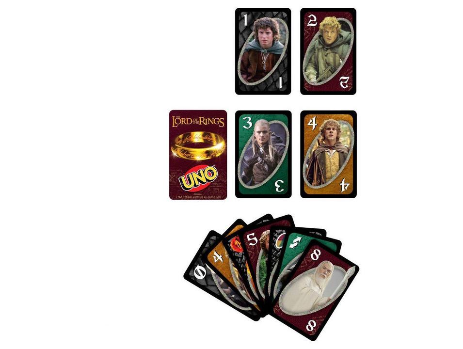 Jogo de cartas UNO O Senhor dos Anéis Mattel - 3