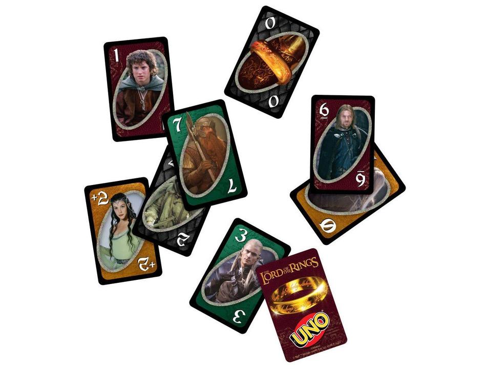 Jogo de cartas UNO O Senhor dos Anéis Mattel - 2