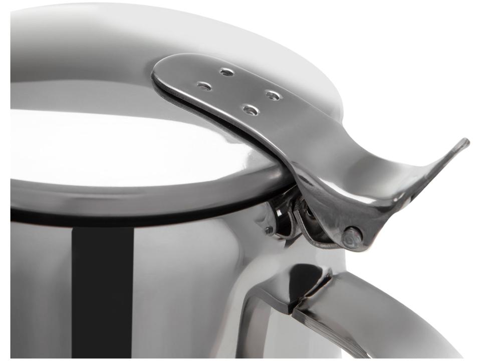 Jogo de Chá e Café 4 Peças Forma Inox Tavola - 9