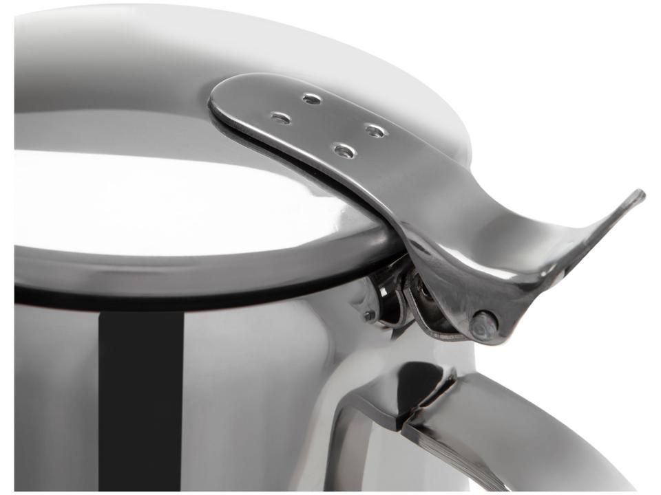 Jogo de Chá e Café 4 Peças Forma Inox Tavola - 9