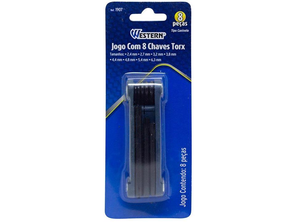 Jogo de Chaves Torx Western Dobrável - 2