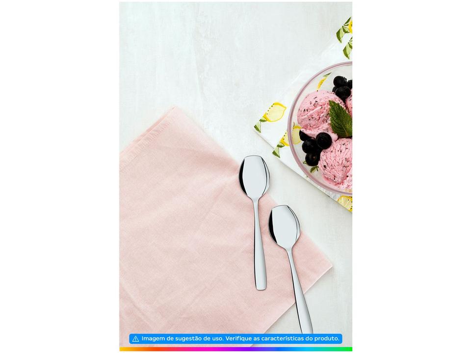 Jogo de Colher Aço Inox Tramontina Amazonas 6 Peças - 1