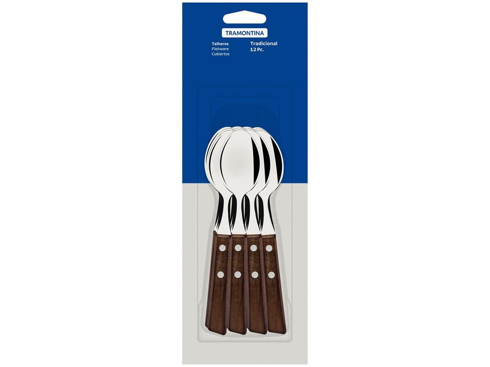 Jogo de Colher Inox Tramontina Tradicional 12 Peças - 2