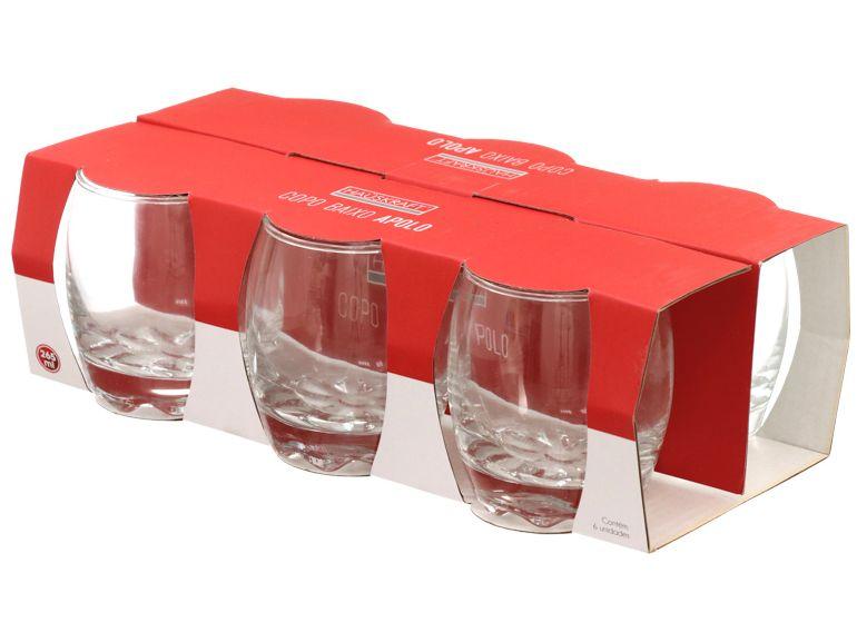 Jogo de Copos de Vidro 265ml 6 Peças Hauskraft Apolo - 2
