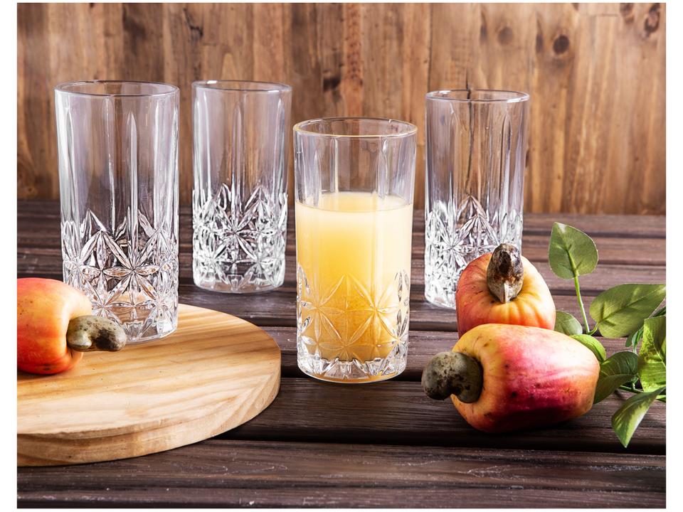 Jogo de Copos de Vidro 350ml 6 Peças Haus Concept - 1