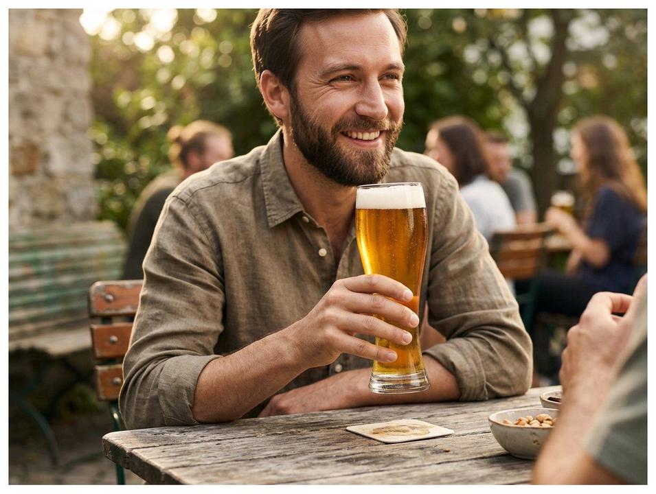 Jogo de Copos de Vidro Joinvile de Cerveja 300ml 6 Peças Nadir - 1