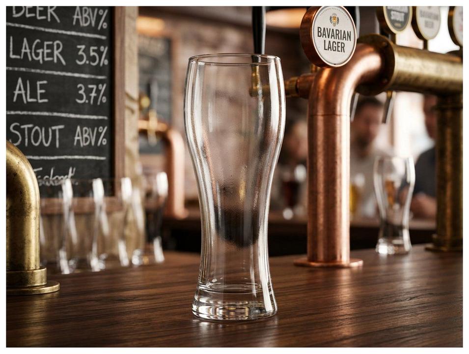 Jogo de Copos de Vidro Joinvile de Cerveja 300ml 6 Peças Nadir - 2