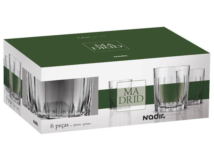 Jogo de Copos de Vidro Madrid 350ml 6 Peças Nadir - 4