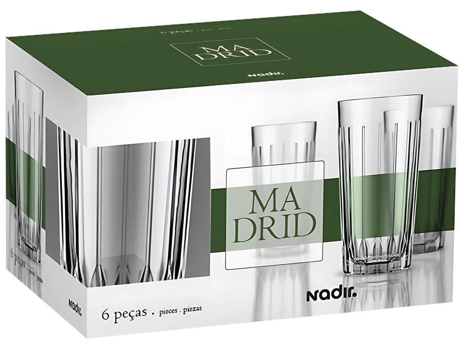 Jogo de Copos de Vidro Madrid 395ml 6 Peças Nadir - 4