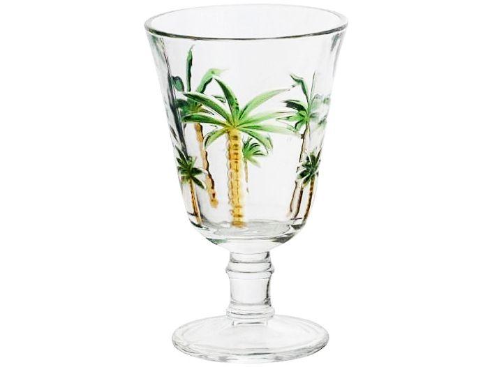 Jogo de Copos de Vidro Transparente 230ml 6 Peças Haus Concept Coqueiro Empire - 1