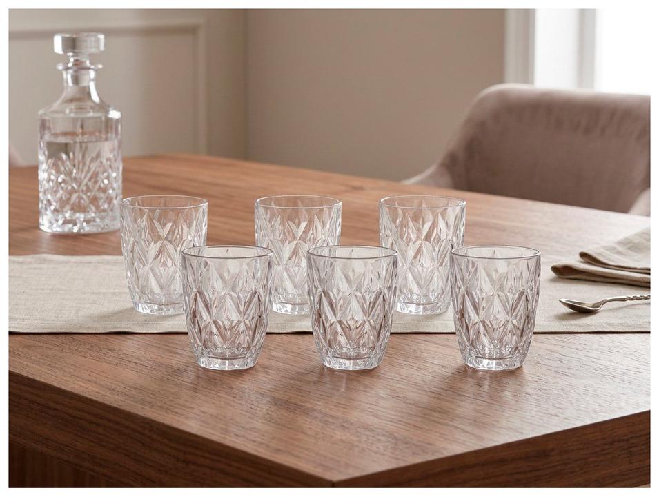 Jogo de Copos de Vidro Transparente 275ml 6 Peças Hauskraft Plaza - 2