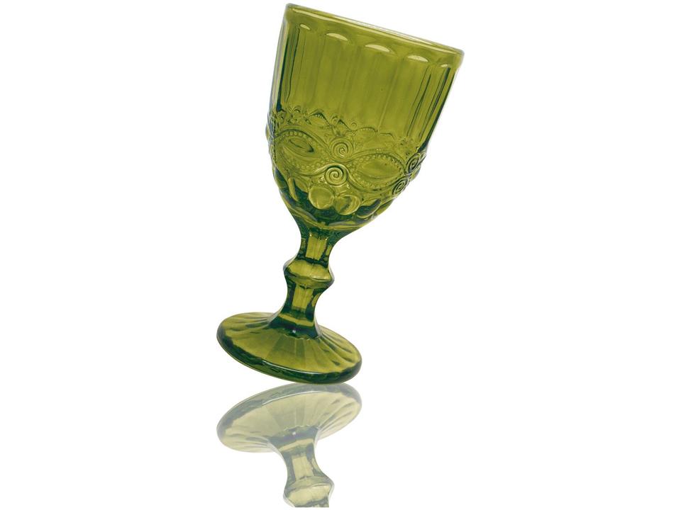 Jogo de Copos de Vidro Verde 330ml 6 Peças - 2