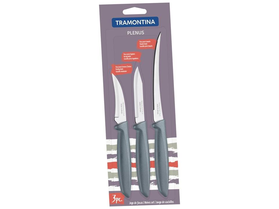 Jogo de Facas 3 Peças Tramontina Plenus 23498/612 - 1