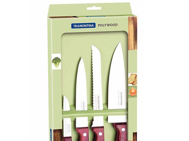 Jogo de Facas 4 Peças Tramontina Polywood 21199781 - 1